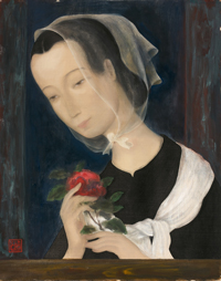 LE PHO - Jeune fille à la rose - €150,000-200,000