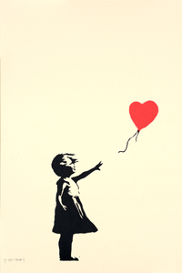 Exposition Drouot - BANKSY (né en 1975) Girl with Balloon - DIGARD AUCTION