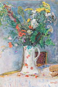 Exposition Drouot - Pierre BONNARD (1867-1947) Bouquet de fleurs dans un pichet - Leclere Maison de ventes