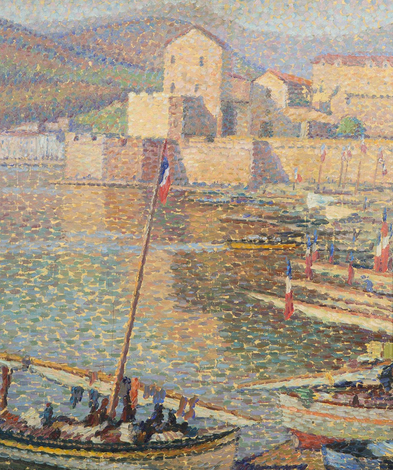 Henri MARTIN (1860 - 1943) Le port de Collioure