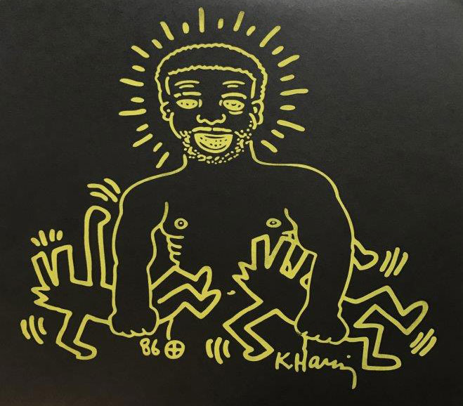 KEITH HARING (1958 - 1990)   Larry Levan - The final nights of paradise