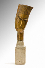 787 200 € Ossip ZADKINE (1890-1967) Tête d’homme ou Bouddha, 1919