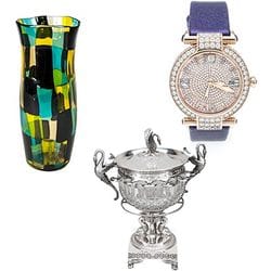 182ª asta - Argento, cristallo, orologi da tasca e da polso, moda