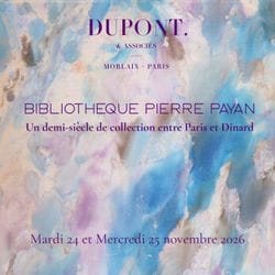 Bibliothèque Pierre Payan. Un demi siècle de collection entre Paris et Dinard. Partie 1.