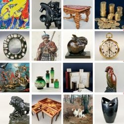 Works of art, bronzes, sculptures, ceramics, glassware, jewellery, silverware, antique, paintings