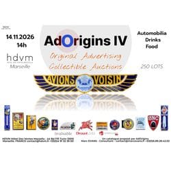 AdOrigins IV - Asta di oggetti da collezione pubblicitari originali