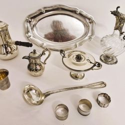 Vente de bijoux et argenterie