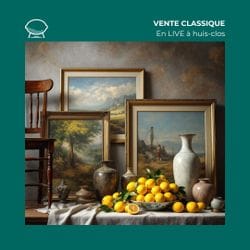 VENTE CLASSIQUE : Tableaux anciens et modernes, objets d'art, mobilier