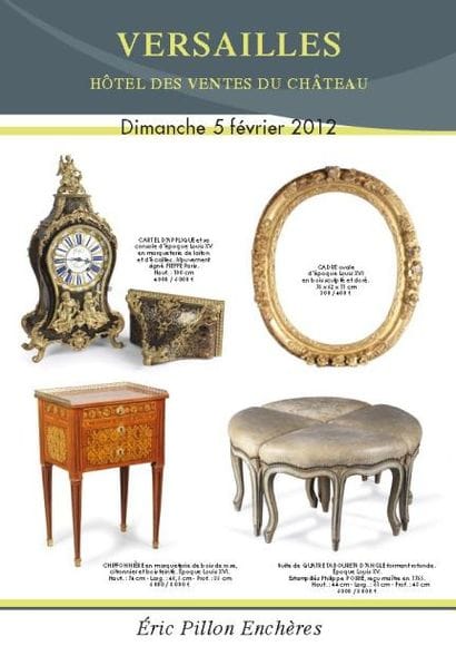Argenterie - objets d’art - tableaux anciens et XIXe mobilier XVIIIe et XIXe