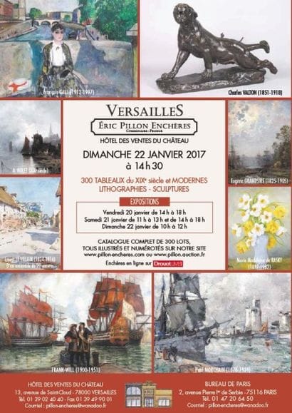 Tableaux XIXe et modernes - Sculptures - Lithographies