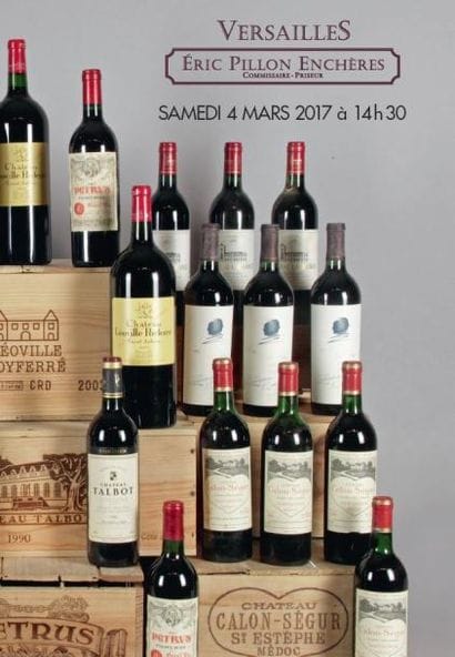 Bel ensemble de grands vins et alcools