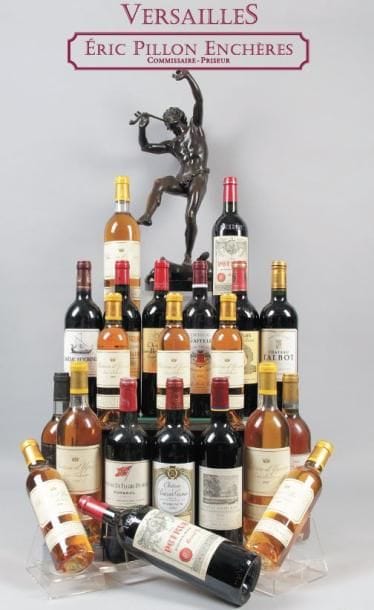 Très bel ensemble de grands vins