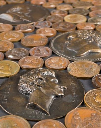 Collection de MEDAILLES (Empire et Restauration)