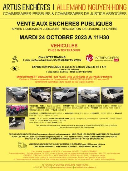 INTERTRADING | VEHICULES