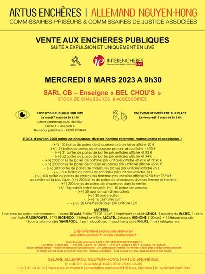 SARL CB enseigne 