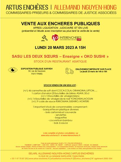 SASU LES DEUX SOEURS enseigne 