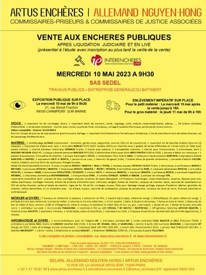 SAS SEDEL | TRAVAUX PUBLICS - ENTREPRISE GENERALE DU BATIMENT