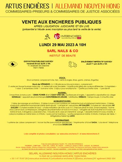 SARL NAILS AND CO | INSTITUT DE BEAUTE