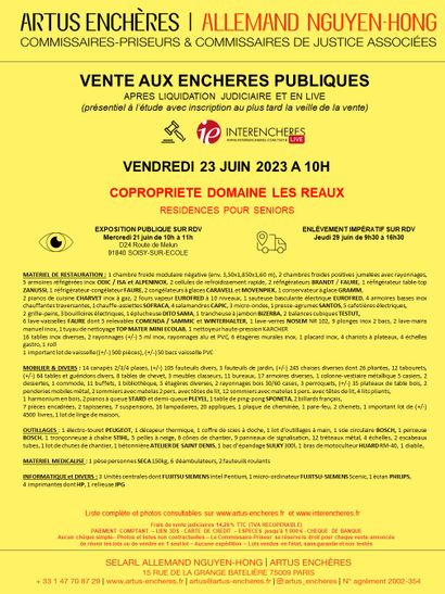 COPROPRIETE DOMAINE LES REAUX | RESIDENCES POUR SENIORS