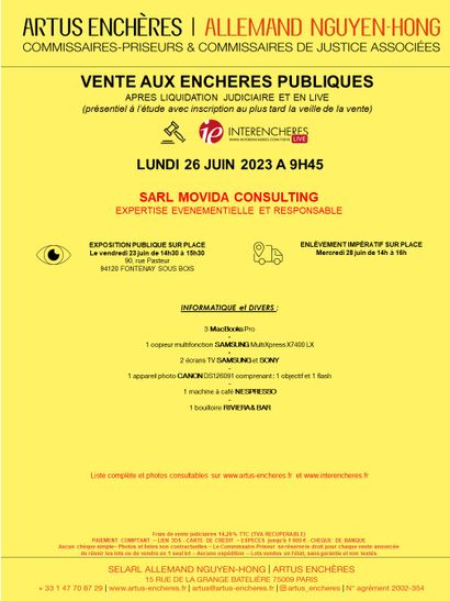 SARL MOVIDA CONSULTING | EXPERTISE EVENEMENTIELLE ET RESPONSABLE