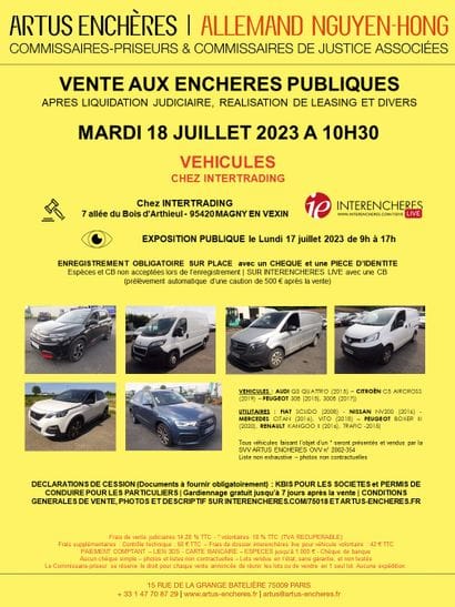 INTERTRADING | VEHICULES