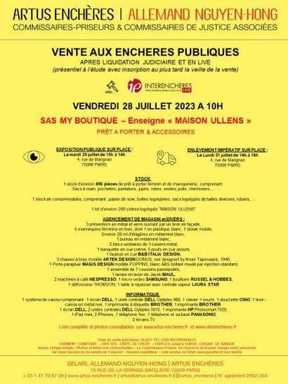 SAS BOUTIQUE MY - Enseigne 