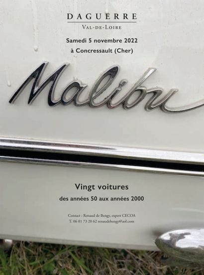 VENTE REPORTÉE // VINGT VOITURES  DES ANNEES 50 AUX ANNEES 2000