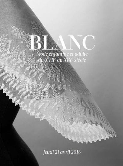 Blanc Mode enfantine et adulte du XVIIe au XIXe siècle