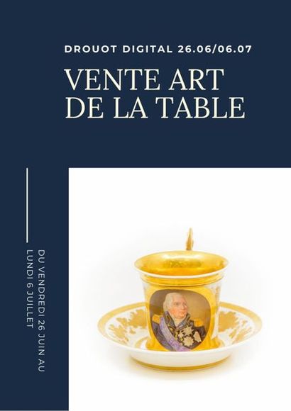 VENTE ART DE LA TABLE