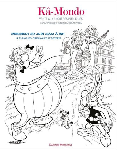 ASTERIX : 4 original Asterix plates