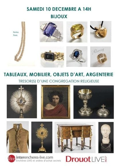 BIJOUX - MOBILIER - OBJETS D'ART - TABLEAUX ANCIENS - ARGENTERIE