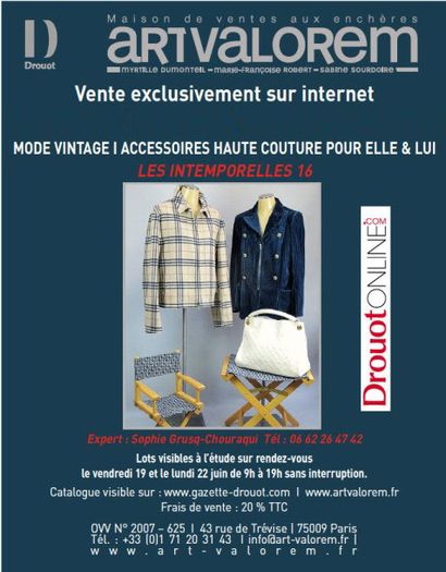 Mode Vintage I Accessoires Haute Couture pour elle & lui