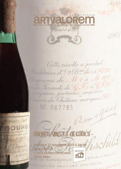 Grands vins et alcools