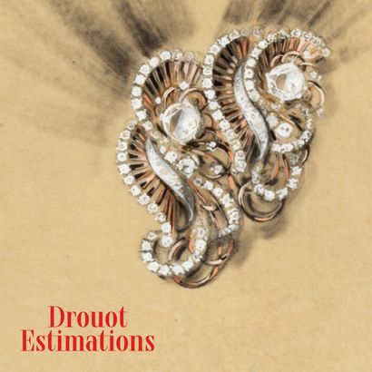 Dessins de bijoux : gouachés de Pierre Conroux 1940's-1980's
