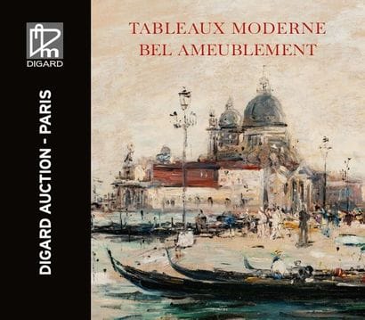 TABLEAUX MODERNES ET BEL AMEUBLEMENT - BIJOUX 