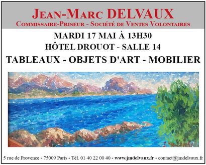 VENTE CLASSIQUE TABLEAUX, MOBILIER, OBJETS D'ART