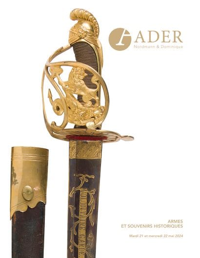 Armes anciennes et souvenirs historiques - Lots 222 à 422