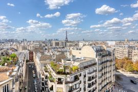 Exclusivité : Appartement traversant avec balcons et vue exceptionnelle sur tout Paris