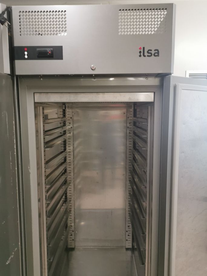 Null ILSA brand negative cabinet, stainless steel