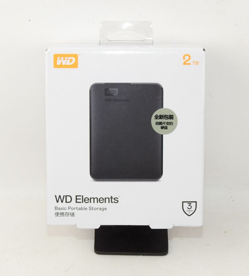 WESTERN DIGITAL - Disque Dur Externe 2To USB 3.0 WD Elem