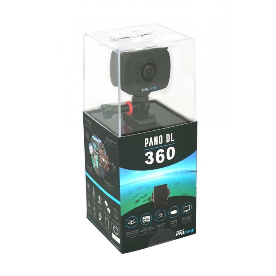 Null PNJCAM PANO DL 360 Caméra de sport Full HD WiFi 360° 2 capteurs optiques gr&hellip;
