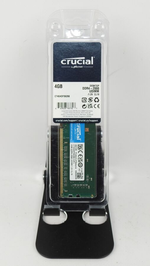 Null CRUCIAL - Mémoire RAM 4Go 1x4Go DDR4 2666MHz CL19 CT4G4DFS6266 - FONCTIONNE&hellip;