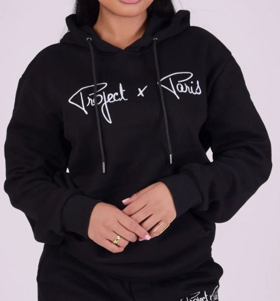 Null PROJECT X PARIS - Signature Unisex Hoodie 1920010 Size S Color Black - FUNC&hellip;