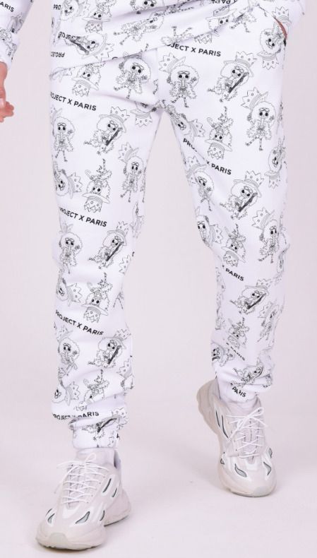 Null PROJECT X PARIS - One Piece All Over Jogging Pant 2140124 Size XL Color Whi&hellip;