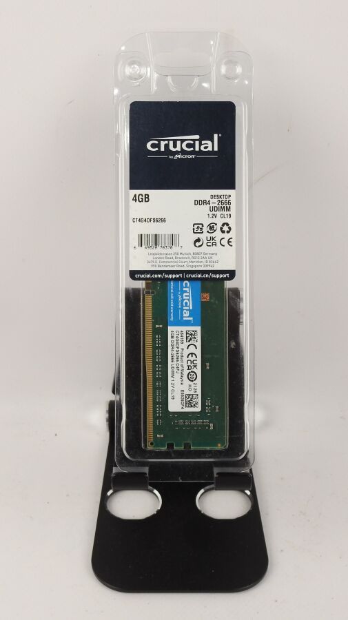 Null CRUCIAL - 4GB RAM 1x4GB DDR4 2666MHz CL19 CT4G4DFS6266 - FUNCTIONAL (Brand &hellip;