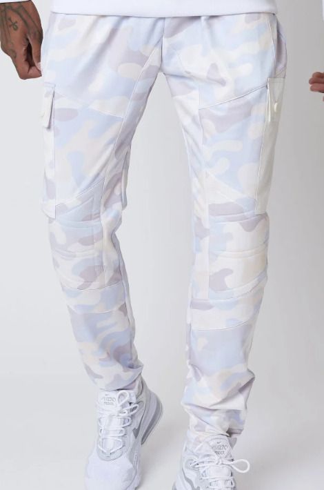 Null PROJECT X PARIS - Pantalon de jogging motif Camouflage, Empiécement Biker 2&hellip;