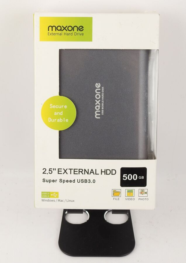 Null MAXONE - Disque Dur Externe 500Go USB 3.0 Coloris Gris - FONCTIONNEL (Produ&hellip;
