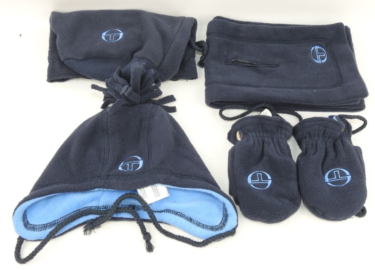 Null SERGIO TACCHINI - 3 Piece Winter Set with Beanie, Gloves and Scarf for Chil&hellip;