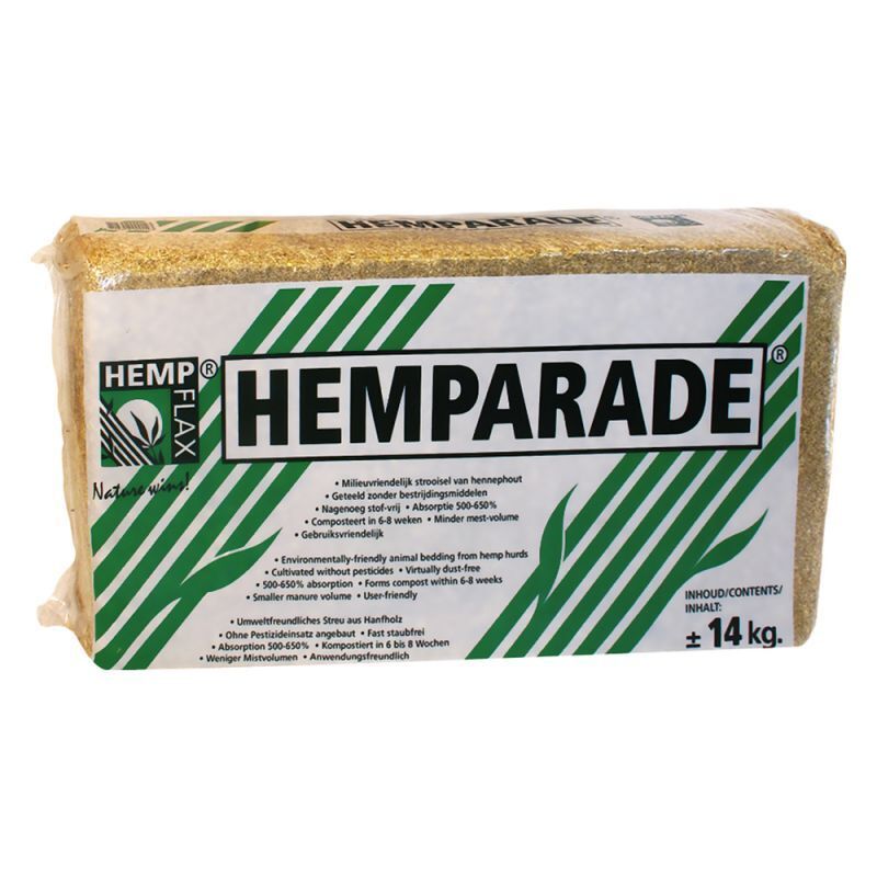 Null HEMPARADE - 14 kg bag of hemp litter - Suitable for all hoofed animals, cat&hellip;