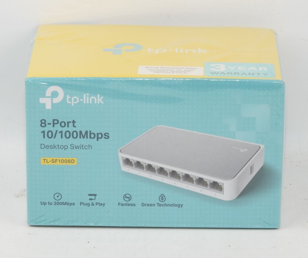 Null TP-LINK - 8 Port 10/100Mbps Network Switch TL-SF1008D White - FUNCTIONAL (B&hellip;